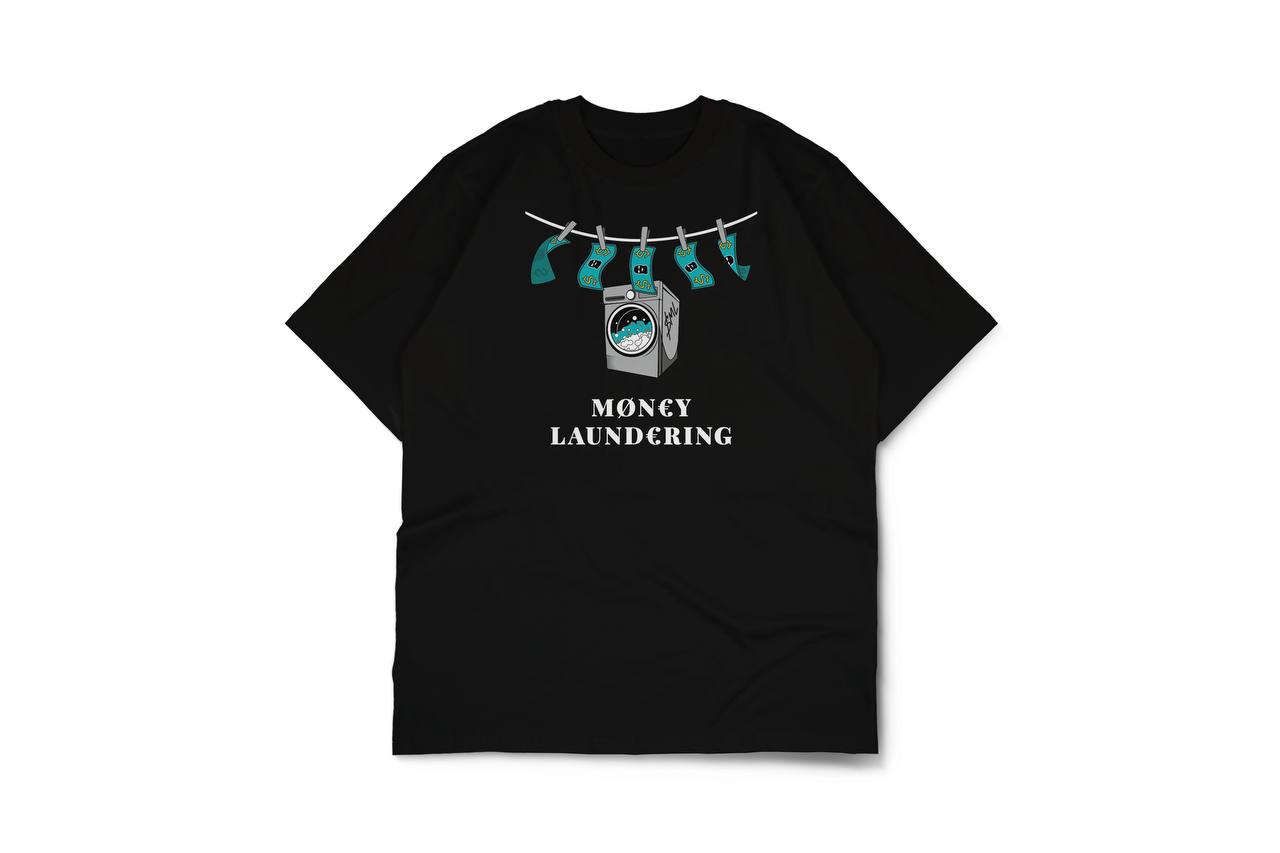 LAUNDERING T-Shirt Front